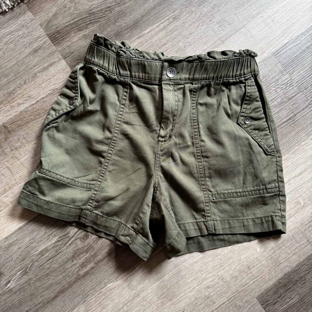 Olive Green Women's Shorts